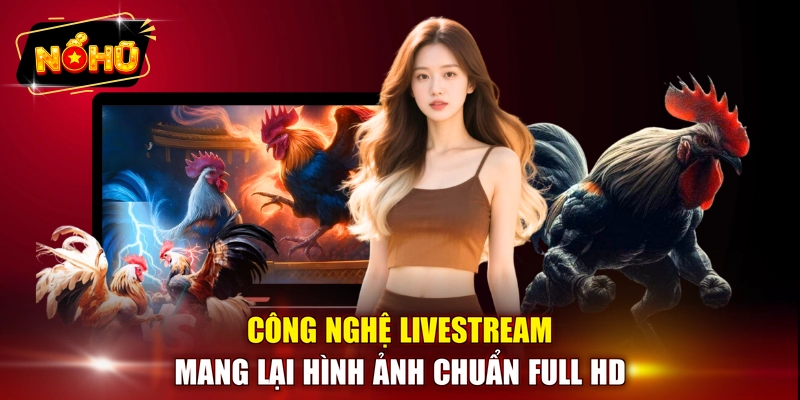 Công nghệ livestream mang lại hình ảnh chuẩn Full HD